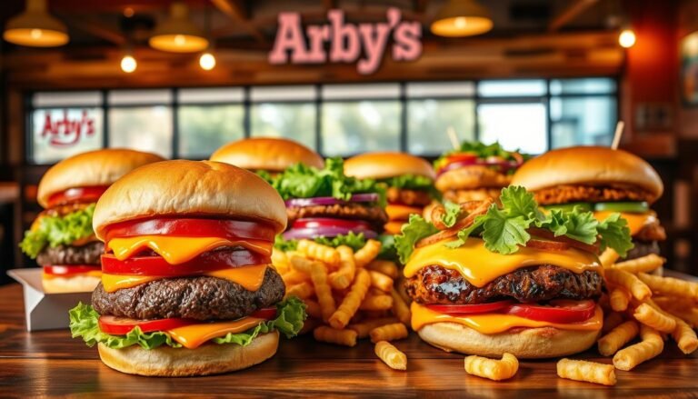 arby's burger menu