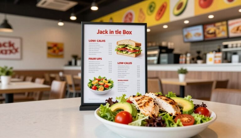 jack in the box menu nutrition